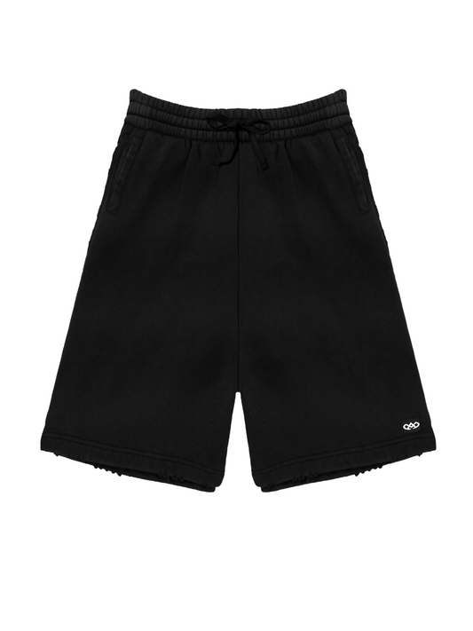 Shadow Black Oversized Shorts